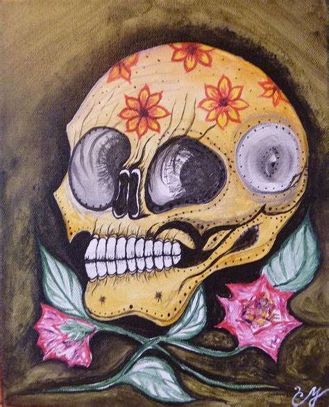 Dia De La Muerte 2 Painting By Carlos Merchan