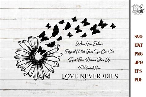 In Memory Of Svg When You Believe Love Never Dies Svg 1146598 Cut