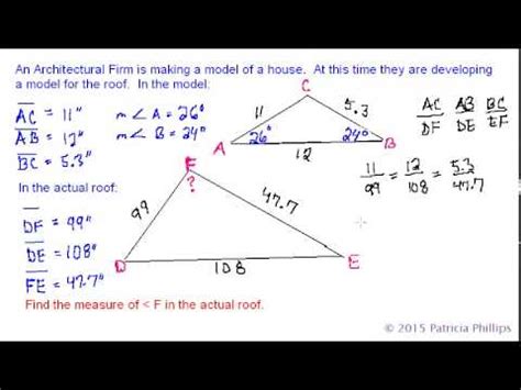 Can a triangle and a square be similar? Trigonometry: Congruent Angles & Similar Triangles 2 - YouTube