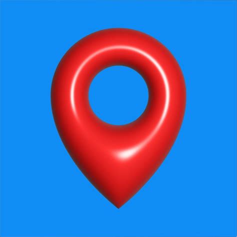 Icono De Pin De Mapa 3d Foto Premium