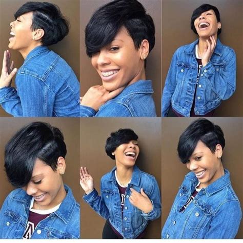 Cute Black Undercut Pixie With Side Swept Bangs The Latest Hairstyles