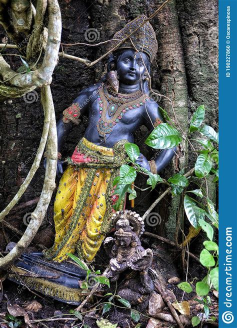 Hindu Statue In Kerala India Stock Photo Image Of Peruvaram Journey