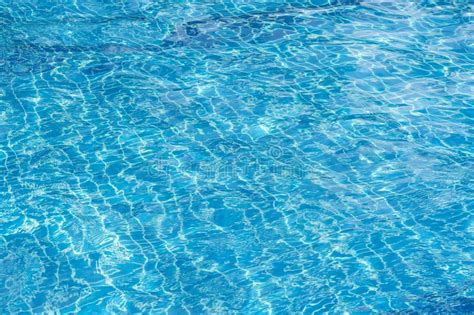 Swimming Pool Clear Blue Water And Pool Edge Stock Image Image Of