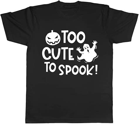 Shopat Unisex Too Cute To Spook T Shirt Uk Clothing