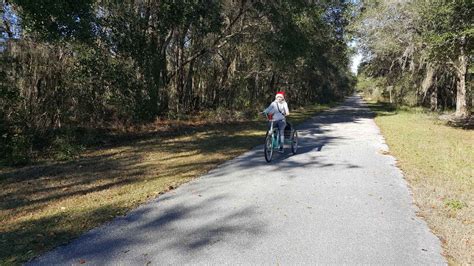 Cycling And Hiking In Central Florida The Withlacoochee Trail Is A