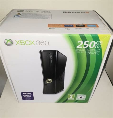 Microsoft Xbox 360 Kinect 250gb Glossy Black Console For Sale Online Ebay