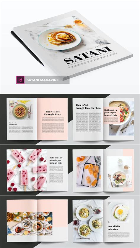 Food Magazine Layout Food Magazine Layout Brochure Design Layout