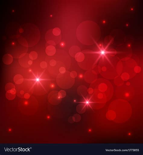 Bokeh Red Background Royalty Free Vector Image