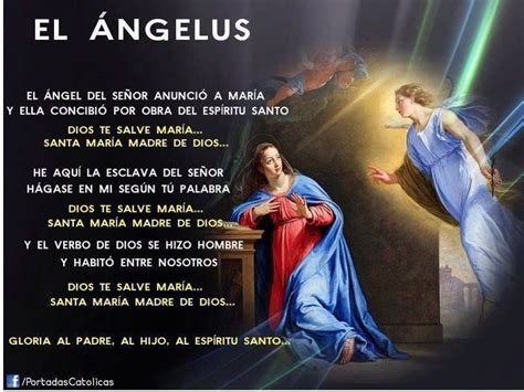 El Angelus Oraciones Para El Alma Oraciones La Anunciacion De Maria