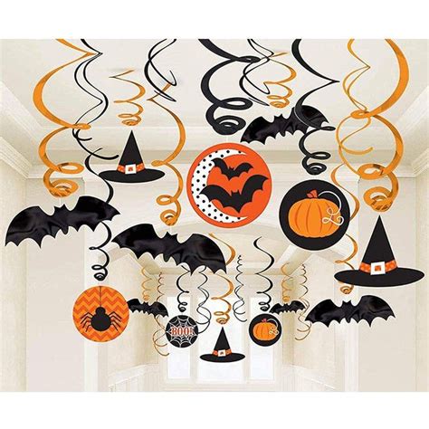 This Halloween Swirl Decorations Includes 14 Foil Swirl Decorations 8