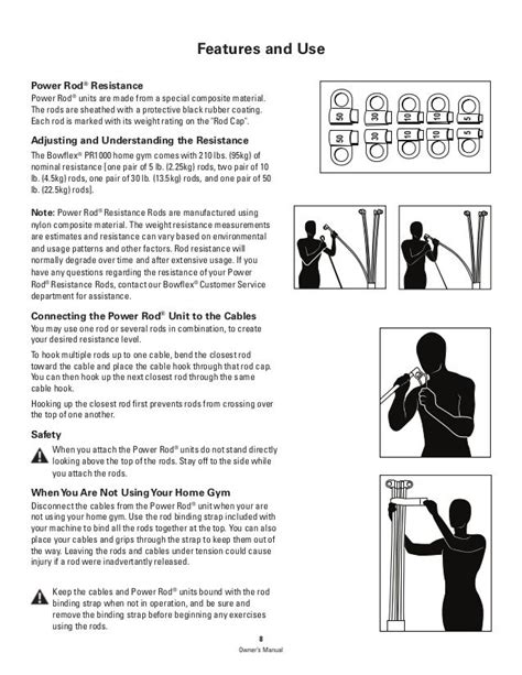 Bowflex Pr1000 Home Gym Exercises And Manual In 2021 Bowflex Home Gym