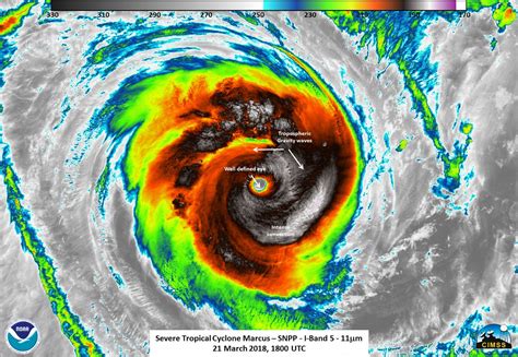 Category 5 Tropical Cyclone Marcus Is Earths Strongest Since Hurricane