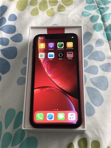 Apple Iphone Xr T Mobile Red 64gb A1984 In Chicago Lryc46906