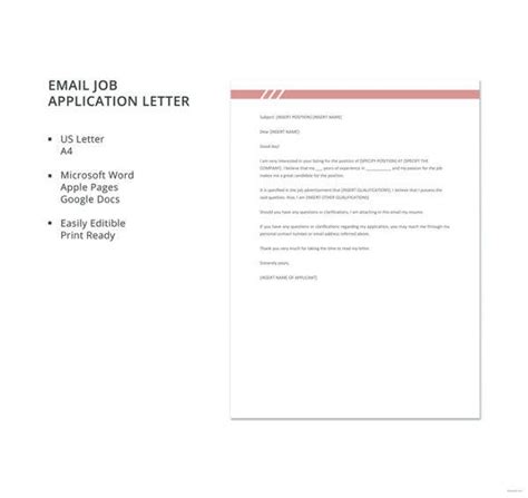 But nowadays, recruiters are seeking candidates through receiving an application letter via email. 40+ Job Application Letters Format | Free & Premium Templates