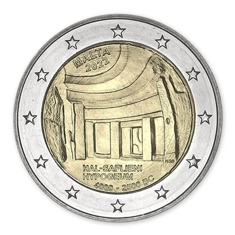 2 Euro Moneta Malta 2022 Hal Saflieni Hypogeum UNESCO