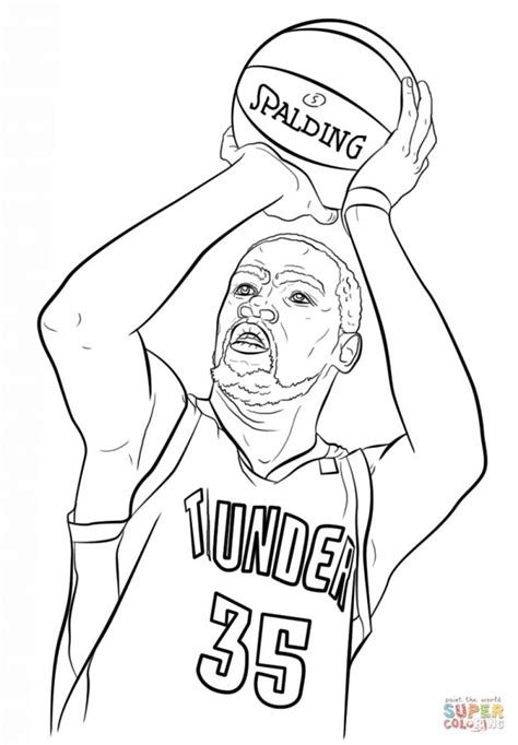 31 of nba legends of all time coloring pages | fun for every age and stage basketball fans ! Kevin Durant NBA coloring pages | Coloring pages, Sports ...