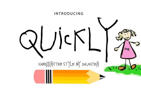 Quickly By Bonjour Type | TheHungryJPEG.com
