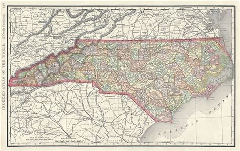 North Carolina Topographical Map
