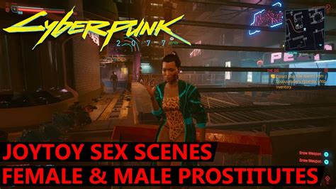 Cyberpunk 2077 Joytoy Sex Scenes Nsfw Female And Male Prostitute Youtube