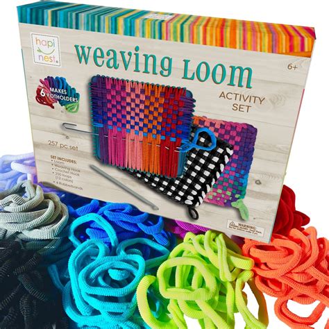 Make Your Own Potholders Weaving Loom Kit Hapinest