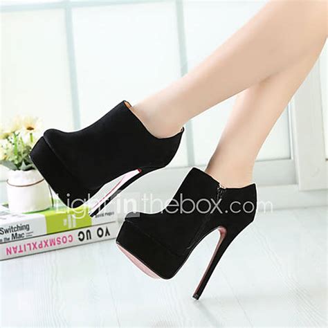 Womens Shoes 16cm Heel Height Sexy Round Toe Stiletto Heel Pumps Party