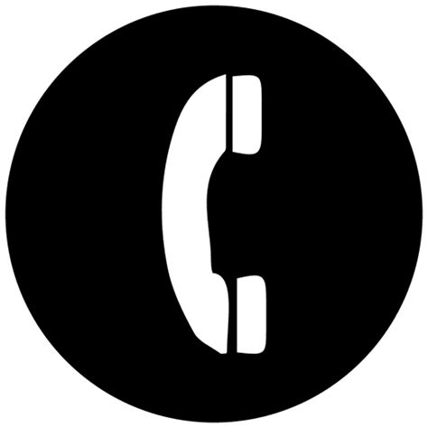 Icono De Servicio De Teléfono Redondo Descargar Pngsvg Transparente