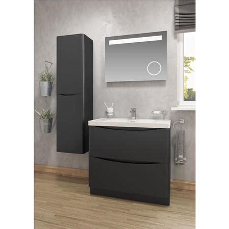 All bathroom wall cabinets can be shipped to you at home. Black Wall Hung Tall Bathroom Storage Cabinet - W400 x ...
