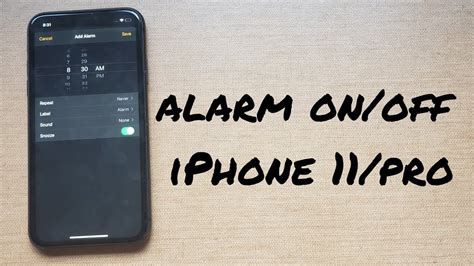 But, there are multiple easy ways to do it and we'll show you how. Alarm on/off iPhone 11/pro - YouTube