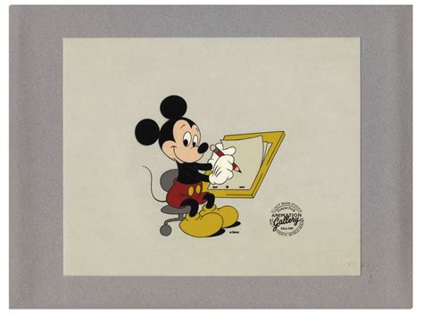 Ray Bradbury Owned Disney Animation Cel Featuring Mickey Mouse From