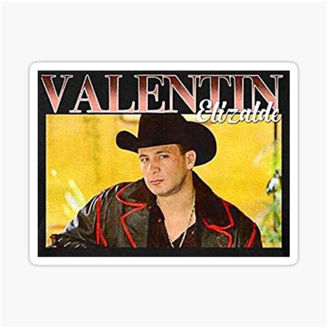 Valentin Elizalde Sticker For Sale By Blockerbab Redbubble