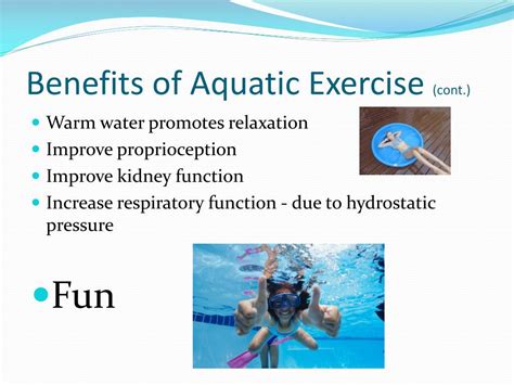 Ppt Aquatic Exercise Benefits And Principles For The Eds Population