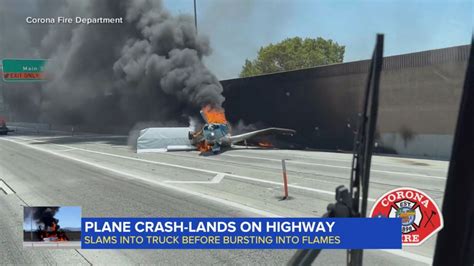 Plane Crash Lands On Highway Good Morning America