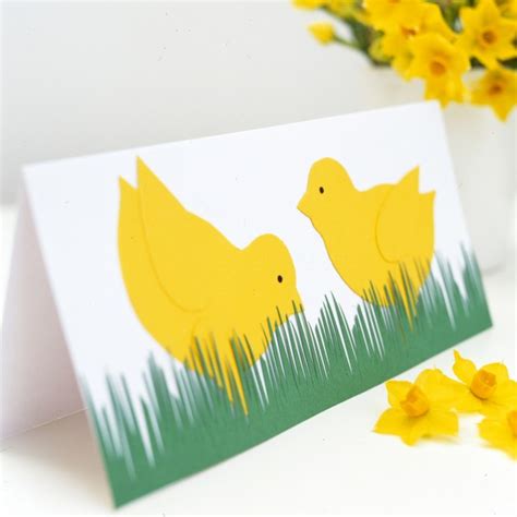 Have A Happy Easter Cute Easter Chicks Card To Make