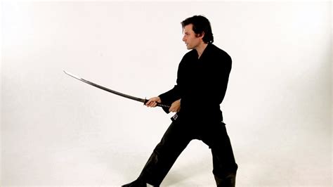 How To Thrust A Katana Sword Fighting Youtube