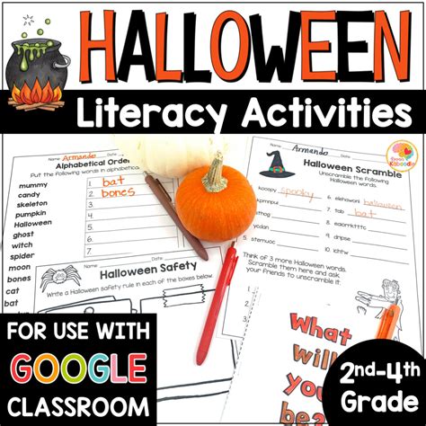 Halloween Literacy Activities No Prep