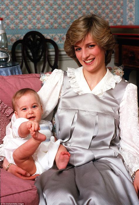 A Touching Tribute To Diana In William And Harrys Words Daily Mail