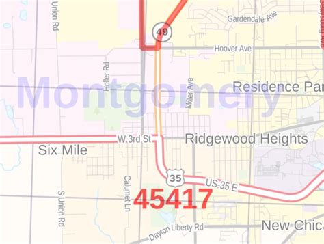 Montgomery County Ohio Zip Code