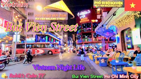 I'm james tran, my background is it. First time Saigon Bui Vien Street Vietnam / 初めてのブイビエン通り ...