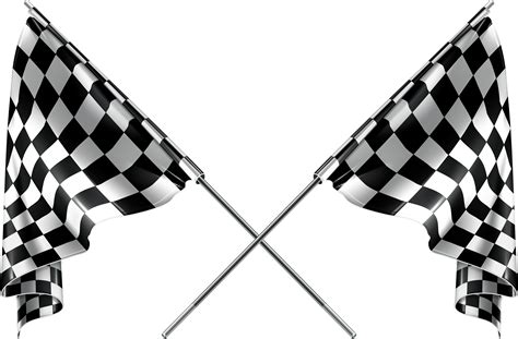 Checkered Flags Png Clipart Checkered Racing Flags Png Transparent