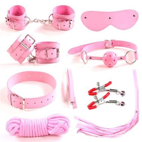 8pcsset Bdsm Bondage Sex Toys Leather Hand Cuffs Buy Bdsm Sex Toys