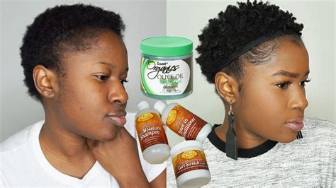 Whether your hair is long, short, natural or dead straight, there's a ponytail hairstyle that will look the high ponytail hairstyle has been popular for decades because it's a sexy, confident look that straighten and smooth down your hair with a gel or styling cream, then create a side parting and. Styling My Short(TWA)4c Natural Hair Using Dollar Tree ...