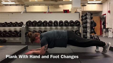 Plank With Hand And Foot Changes Youtube