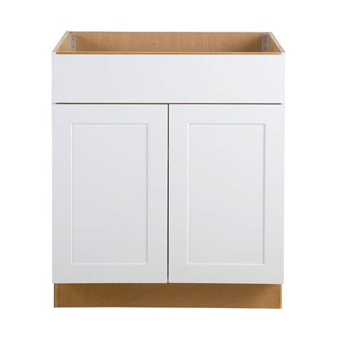 Tall pantries and oven cabinets will require additional ceiling height to tip into place and will may not be able to make tight turns into your kitchen. Hampton Bay Cambridge Assembled 30x34.5x24.5 in. All Plywood Sink Base Cabinet with False Drawer ...