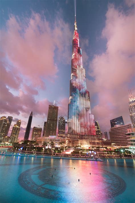 Burj Khalifa Lighting