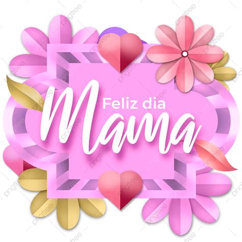 Feliz Dia Mama Saludo Pastel Etiqueta Ilustración Diseño Png Feliz