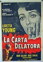"CARTA DELATORA, LA" MOVIE POSTER - "CAUSE FOR ALARM" MOVIE POSTER