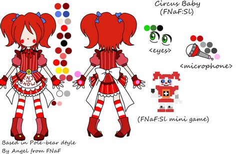 Circus Baby Mini Referencefnafsl By One Hell Bunny On Deviantart