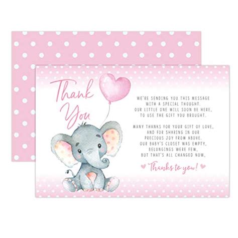 We did not find results for: Pink Elephant Baby Shower Thank You Cards 20 Count Including Envelopes | The FrumCare Store
