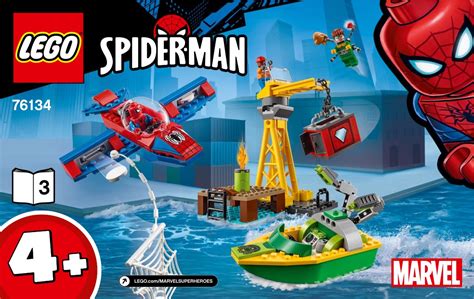 Lego 76134 Spider Man Doc Ock Diamond Heist Instructions Marvel Super Heroes