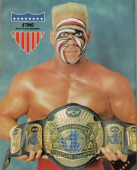 Sting WCW World Champion World Championship Wrestling Wrestling Wwe